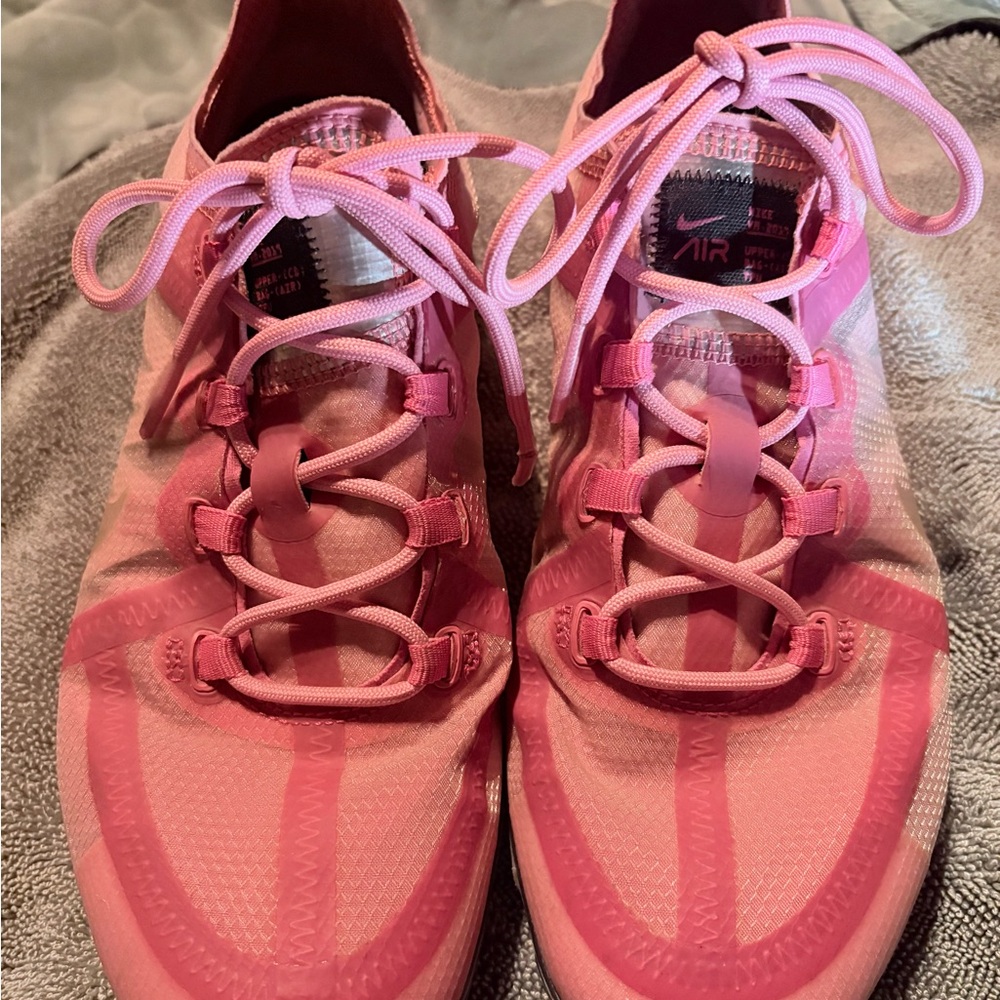 Nike Women's VaporMax Pink Athletic Shoes